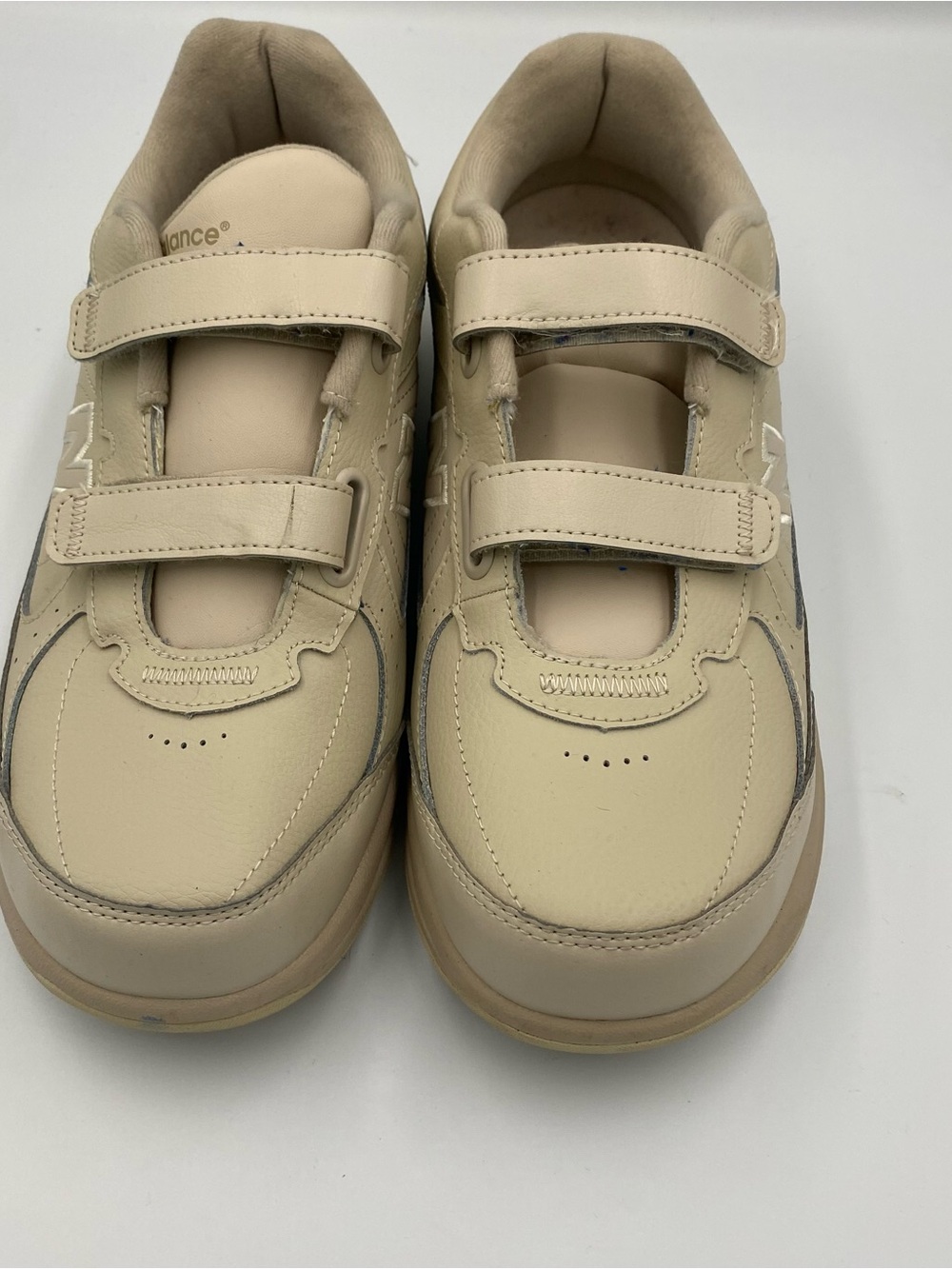 New Balance Kids Tan Hook-and-Loop Sneakers